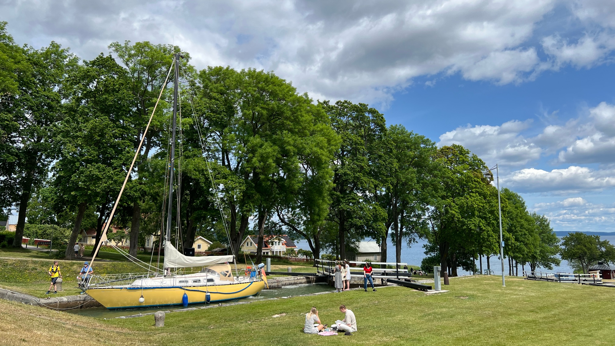 A photo taken at Bergs slussar in Berg.